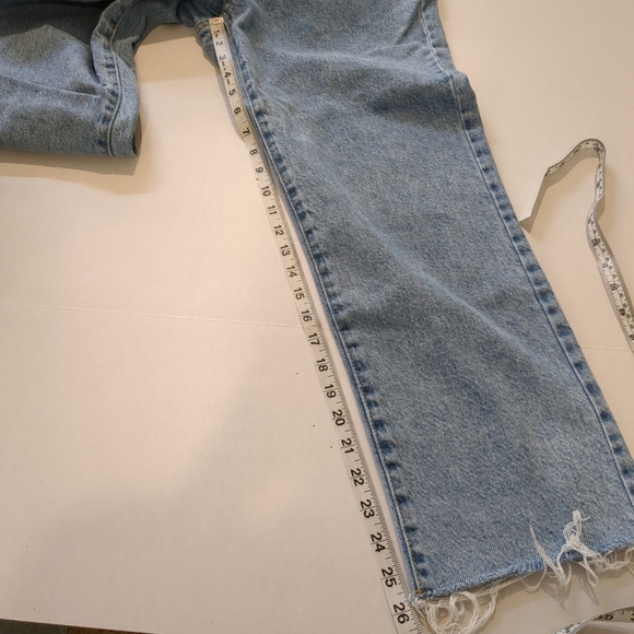 Pacsun Women's High Rise Straight Light Blue Jeans, Size 27 - Picture 4 of 9